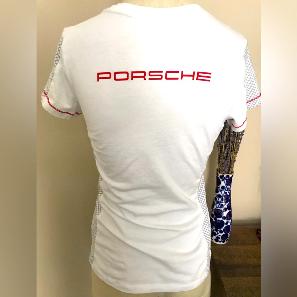 NWOT Porsche brand Women’s Driver’s Selection T Shirts. XS . - Picture 3 of 13